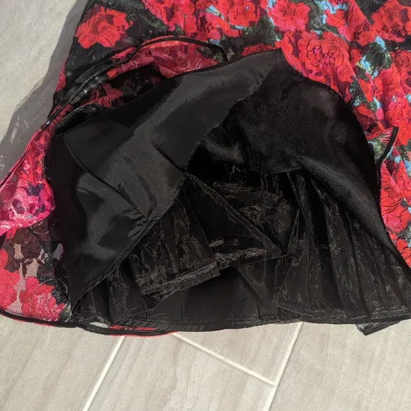 Tracy Reese Anthropologie tulle floral lace midi dress - Picture 3 of 3